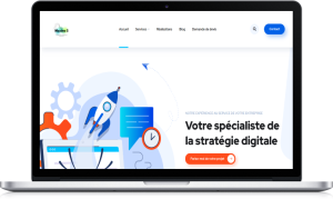 Site web vitrine sur mesure - ordinateur portable - Maxime Schemmel