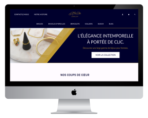 Site web e-commerce sur mesure - pc - Stella Jewelry